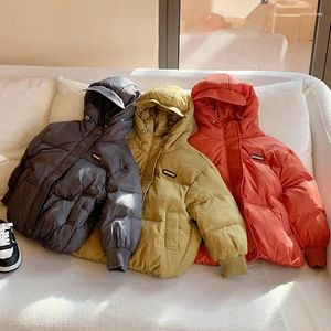 Down Coat 2023 Super Warm Filling White Duck Winter Coats For Kids- Teenager Outdoor Thicken Jackets Nature Fur Waterproof Fabric