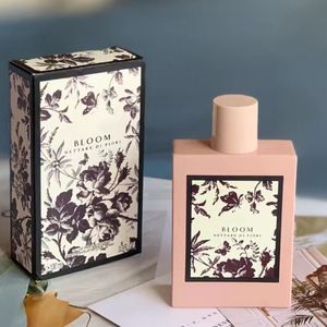 Hot sales perfume Charming perfume Bloom Flowers 100ml Black Green pink red Flowers Eau de Toilette fragrance for Women good smell long lasting