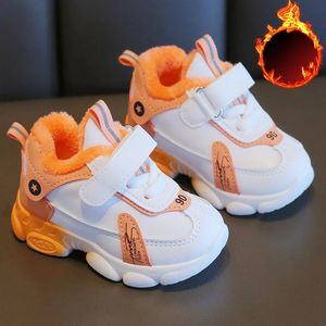 First Walkers Girls Sneakers Baby Toddler Shoes Fashion Childern Winter Sport Children Fleece Casual 231123
