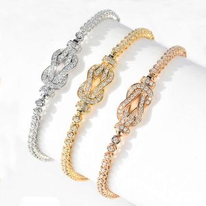 Wholesale China Factory Top Design Fine Jewelry 14K Real Gold Diamonds Bracelet For Women