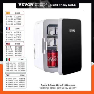 Compact Mirrors VEVOR 10L Mini Fridge Car Refrigerator Portable Freezer Cooler and Warmer Storing Skincare Cosmetic Food Drink for Home Use 231123