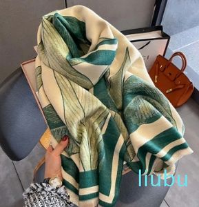 Vinterkashmir Scarf Shawl Luxury Printing Women's Warm Filt Brand Thick Head Scarf Women's Shoes