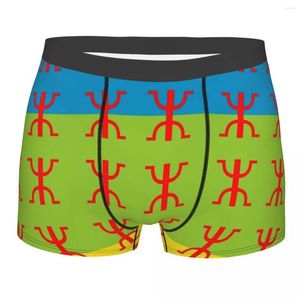 Mutande Custom Berber Amazigh Flag Art Underwear Men Breathbale Boxer Slip