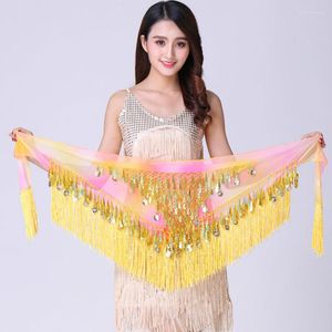 Stage Wear Femminile Danza Del Ventre Hip Sciarpa Vita Catena Pratica Nappe Triangolo Asciugamano Abbigliamento Selvaggio