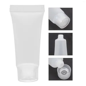 Storage Bottles 50pcs 10ml Refillable Bottle Travel Squeeze Leakproof Container With For Shampoo Facial Toner Hand Cream Body