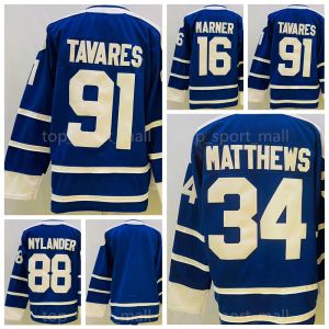 Tanie koszulki hokejowe Auston Matthews John Tavares Mitchell Marner William Nylander Morgan Rielly Blue Arenas Reverse Retro Heritage Alternate Reversible Black