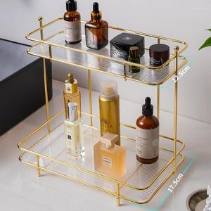 Storage Boxes Toilet Shelves Bathroom Light Luxury Countertops Cosmetics Kitchen Organizer