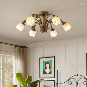 Ceiling Lights Modern Flower Shape Led For Living Room Bedroom Restaurant Lamps Indoor Decoration Lighting Lamp