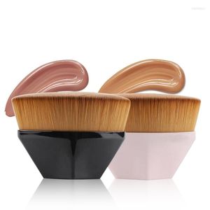 Makeup Brushes Oval Brush Cosmetic Foundation Cream Powder Smoothing Portable Black High Quality Professional Tools