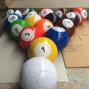 Tamaño 2 3 4 5 Juego completo de balón de fútbol de billar Gaint Snookball Snook Ball Snooker Street Game Football Sport 33 16 piezas 3125492