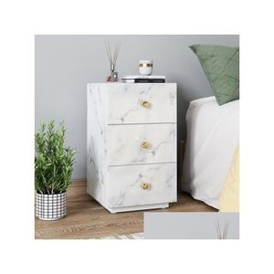 Bedroom Furniture Us Stock Fast Ustyle 3-Der Nightstand Storage Soild Wood Cabinet Nightands Morden W104337374 Ttk Drop Delivery Home Dhufo