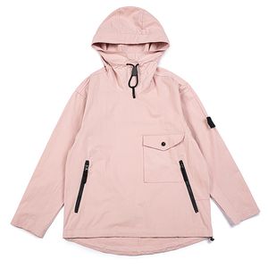 Topstoney 남자 남성용 트랙복 작업복 재킷 남성 후드가있는 바지 야구 느슨한 풀오버 코트 Long Mens 스포츠 의류 커플 바람 방전 후드 풀오버 재킷 ST-2288