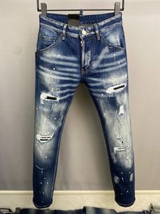 Mäns jeans dsq goyar byxor shorts stammar rhude korta designers byxor rörelse d2 strand nödställda rippade cyklister man lyxig designer b4