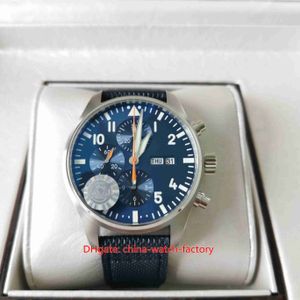 AZ Factory Mens Watch Super Quality 46mm Pilot's IW502701 Chronograph Workin Leather Bands Watches CAL.52850 Movement Mechanical Automatic Men's Wristwatches
