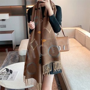 Designer de luxo feminino inverno cachecol marca cachecóis de caxemira borla design elegante senhoras moda pashmina envoltório grosso quente xale sdlx