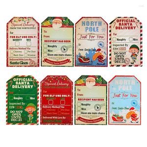 Gift Wrap 200pcs Merry Christmas Labels Stickers Santa Claus Sticker Packaging Box Tags Xmas Cards Present Decoration