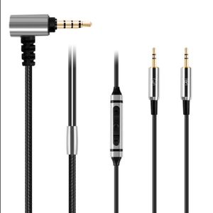 Заменяющий микрофон аудио кабели для HD V8 v10 v12 x3 для шнурного проволочного проволочного соединения 3,5 мм Aux -плетеные кабель