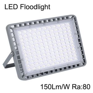 200W LED Flood Light Outdoor Super Bright Floodlights IP67 Waterproof Exterior Security 6000-6500K Cold White Lighting Stadium Lawn Playground Yard Garden