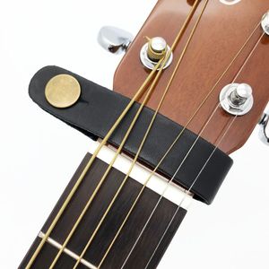 Leder-Gitarrengurt-Halter Knopf-Sicherheitsschloss für akustische elektrische klassische Guitarra Bass