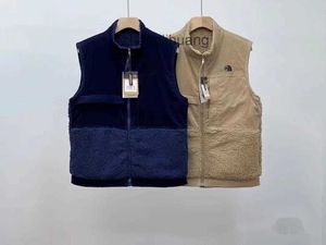 مصمم أعلى NF Lamb Fleece Jacket سترة رجال الرجال سترة لأسفل بلا أكمام سترة سترة الخريف شتاء الوجه الوجه سترة سترة سترة Z555