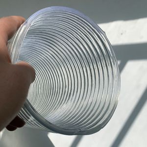 Produttore di tubi flessibili in filo di acciaio di grande diametro Tubo di pompaggio rinforzato in plastica trasparente Tubo resistente alle basse temperature