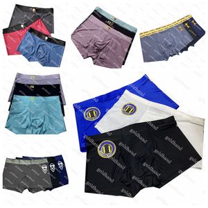 Designer Luxury Mens Underwear Ice Silk Breattable Underpants Fashion Letter Brand Printed Boxers With Box