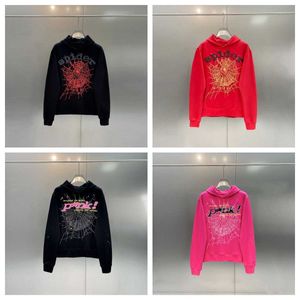 Herren Hoodies Sweatshirts Spider Spiderman Young Thug Pink Herren Star Same Wed Flash Man Pullover Hosen Set Vers Spder Woman Qiw