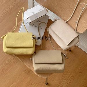 Makeup Sponges YJ French Style Underarm Bag High-klass Retro Small Square Spring and Summer All-Match Envelope Crossbody Shoulder