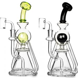 Vintage Premium Glass Bong Hookah Recycler 10inch Factory Direct Sale pode colocar o logotipo do cliente da DHL UPS CNE