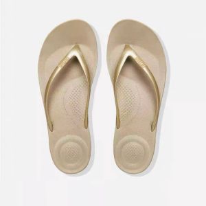 Fitflop kadın terlik yaz lüks deri slip-on tasarımcı terlik plaj ayakkabıları slaytlar moda metal düğmesi dekor parti flats spor kaydırıcıları EUR 36-39