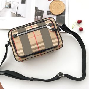 Luksusowe retro płótno nylonowe torba z kamery mody projektant mody torebki Torebka Torebka Tote Clutch damskie męskie crossbody klasyczne vintage kontrola paski marki torby na ramię