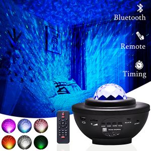 Projector Starry Night Light Galaxy Projector para quarto, Starlight USB, Remoto Remoto do Alto Bluetooth, Lâmpada de Estrela, Sky Light Ripple, Gift Party Wedding Camping Club