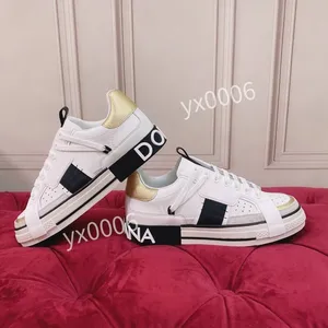 2023 Women Womensy Quality Dunks Runks Shoes Black White Leather Platfor