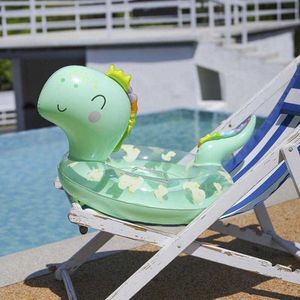 Vida Vida Dinosaur Ring Ring Pool engraçado Fóates para crianças piscina de dinossauros carros alegóricos de piscina de dinossauros infláveis ​​anéis de piscina de tubo de flutuação j230424