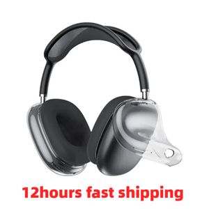 For Airpods Max Headband Earphones Headphone Accessories Transparent TPU Solid Silicone Waterproof Protective case AirPod Maxs Headphones Headset cover Case