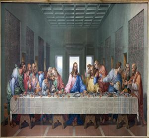 The Last Supper Leonardo Da Vinci Canvas Prints Wall Art Oil Painting Home Decor Unframed Framed33578048077