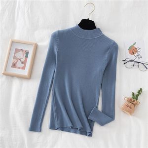 Swetry damskie Sp Au Ubrania Kobiety Pullover Podstawowy sweter Slim Sweater Pociągnij długie rękawy