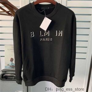 Sweatshirts Balman Ballmain Balmian Herren Hoodies Mode Designer Hoodie Casual Pullover Lange Hohe Qualität Lose Pullover Fit Damen Trapstar Männer Hoodie QK1Y