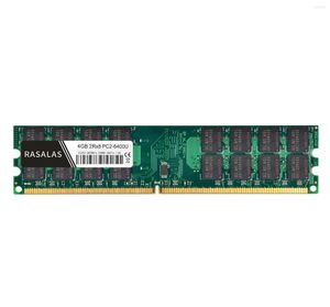 Rasalas 4GB DDR2 667MHz 800MHz PC2-5300U 6400U DIMM 1,8 V PC RAM PC RAM 240pin Memória apenas para AMD CPU