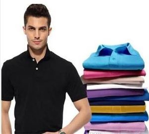 Herren Polos Top T-Shirt Kurzarm T-Shirt Großes oder kleines Pferd Übergröße S-2XL Mehrfarbige Stickerei Klassisch Business Casual Baumwolle Atmungsaktiv Weihnachten