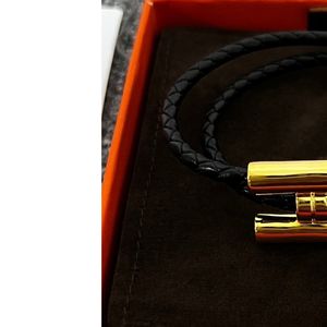 男デザイナーのためのTournis Tresseブレスレットカップルシープスキンブレスレットサイズ15-24cm T0pボックスプレミアムギフトを備えた最高のカウンター品質015