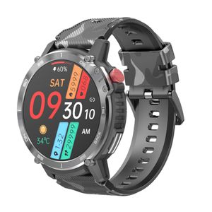 Nyhetsett C22 Runda smarta klockor 1.6 tum skärm 400mAh Battery Smart Armband Women Cheap Reloj Titta ip68 Waterproof