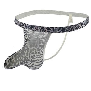 Biancheria intima da uomo sexy perizoma T posteriore vita bassa biancheria intima traspirante slip comodi mutande maschili HT