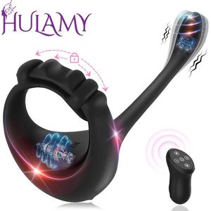 Vibratorer fjärrkontroll anal vibrator mjuk prostata massager rumpa plug man masturbator cockring sex leksaker för män vuxna varor 231124