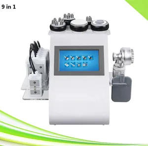 Ultrasonic Cavitation Slimming Lipo Laser Machine RF Beauty Equipment 10 In 1 Portable White Spa Ultraljud Fat Burning Vacuum Cavitation EMS Sculpting System