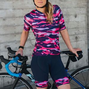 Rennjacken Casp Radsportbekleidung 2023 Sommer-Polyester-Kurzarmtrikot für Frauen auf der Straße oder in den Bergen