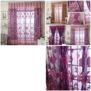 Curtain Curtains Tulle For Window Living Room Voile Home