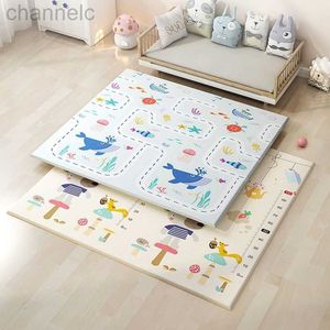 Tapetes para bebês playmats xpe tocam tapetes 180*200m Kids dobráveis ​​Brinquedos rastejando para crianças Decoração de decoração Atividade