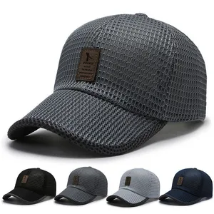 Summer Breattable Mesh Baseball Cap Women Men UV Protection Outdoor Riding Fishing Tennis Golf Caps Fashion Panama Sport Hat RL514