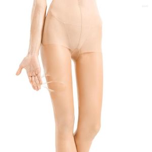 Mulheres meias mulheres meias de lingerie sexy meias sexy verão 12d Ultra-fibro anti-gancho de fio sem costura meia-calça macia e respirável alta meia